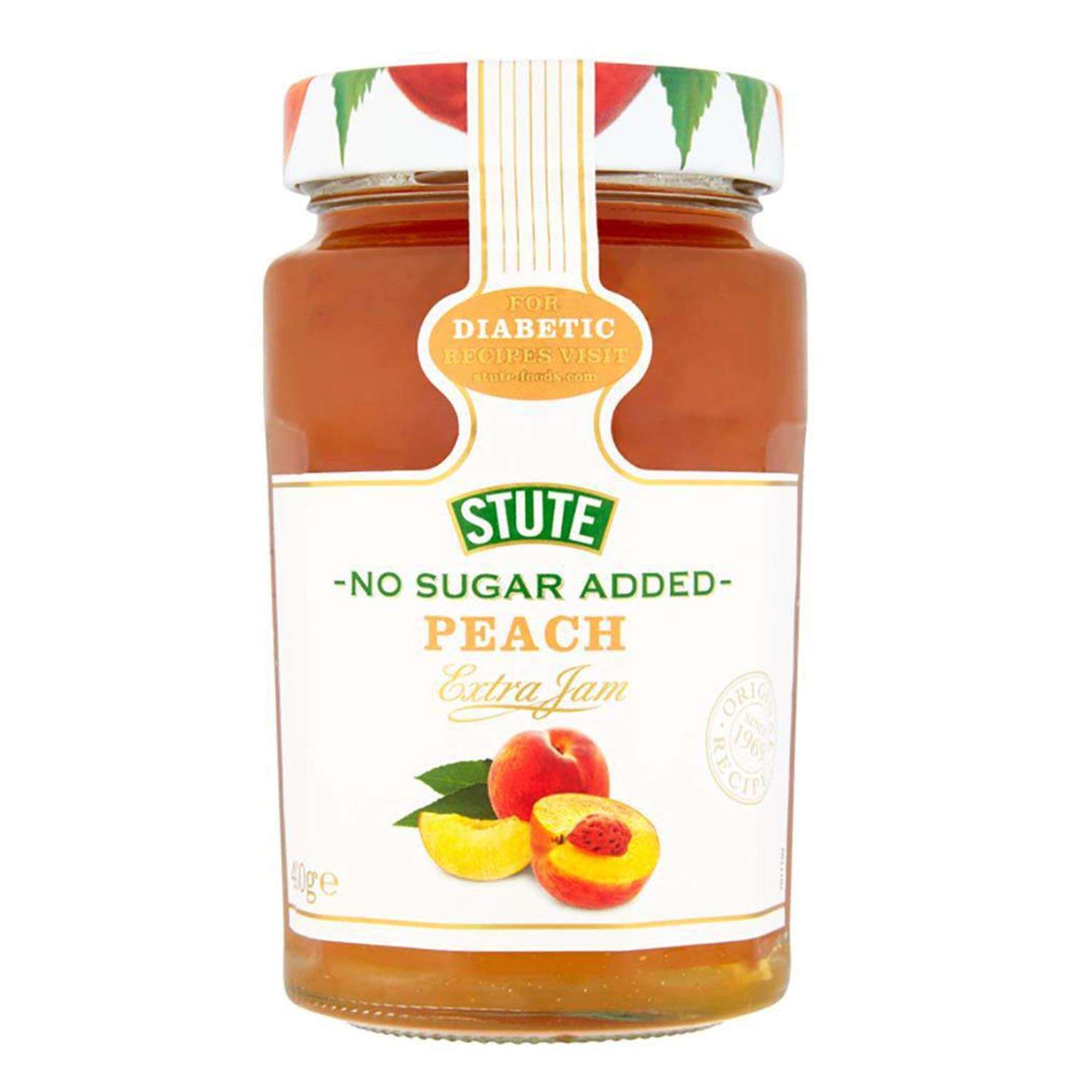 Picture of Stute Peach Extra Jam No Added Sugar - 430gm