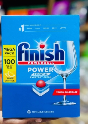 Picture of Finish Powerball All In One Deep Clean Dishwasher(Lemon) - 100 Tablets