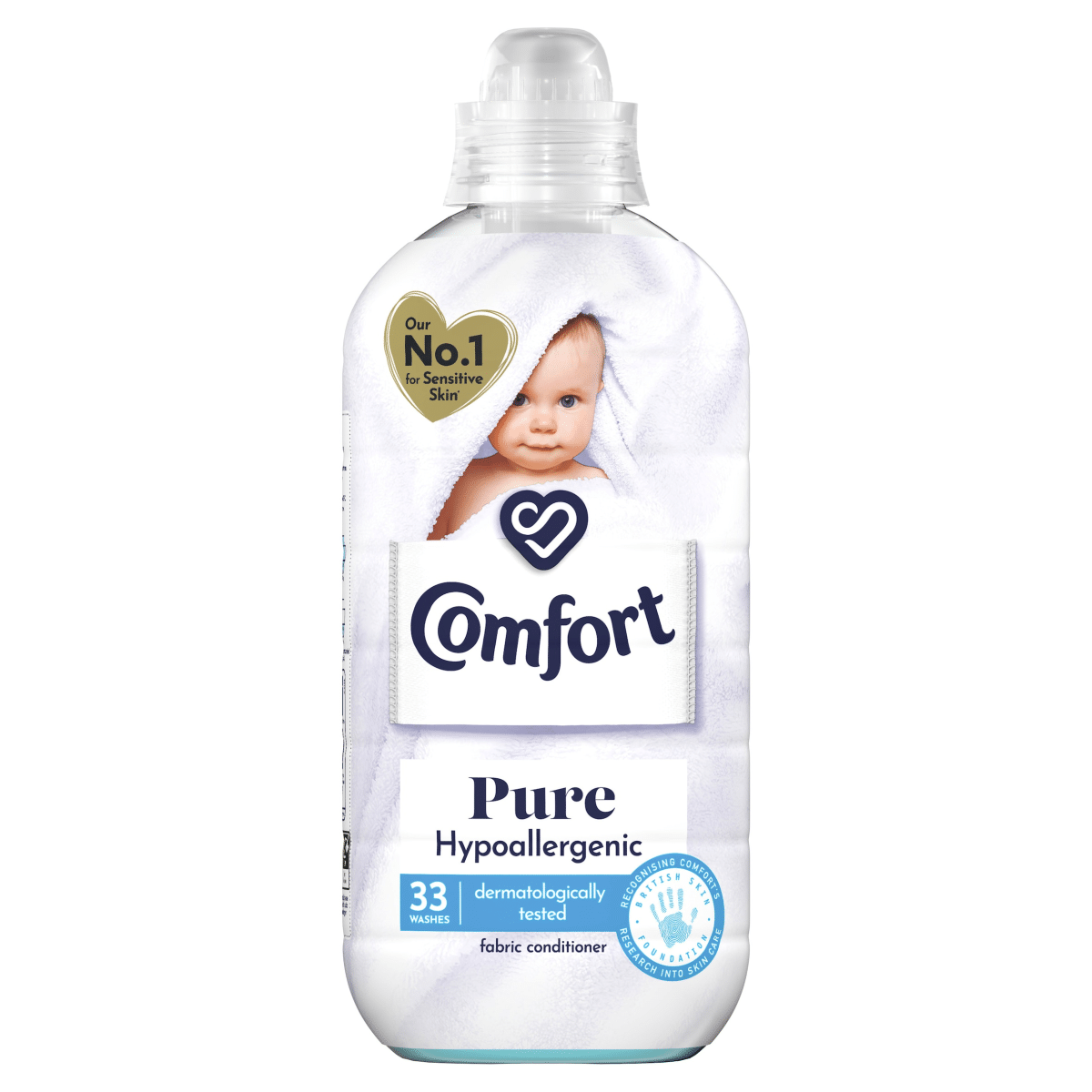 Picture of Comfort 33 Wash Pure Fabric Conditioner 990ml (UK)