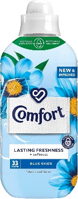 Picture of Comfort 33 Wash Blue Skies Fabric Conditioner 990ml