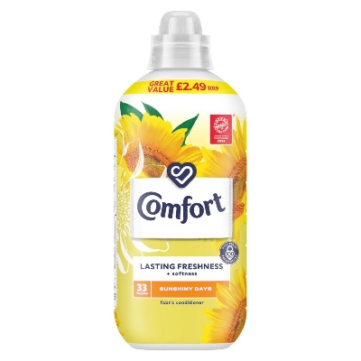 Picture of Comfort 33 Wash Sunshiny Days Fabric Conditioner 990ml (UK)