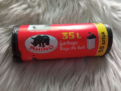 Picture of Rhino 35 Liter Garbage bags on roll 50pcs