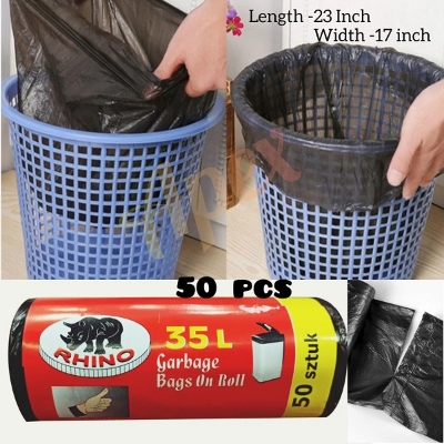 Picture of Rhino 35 Liter Garbage bags on roll 50pcs