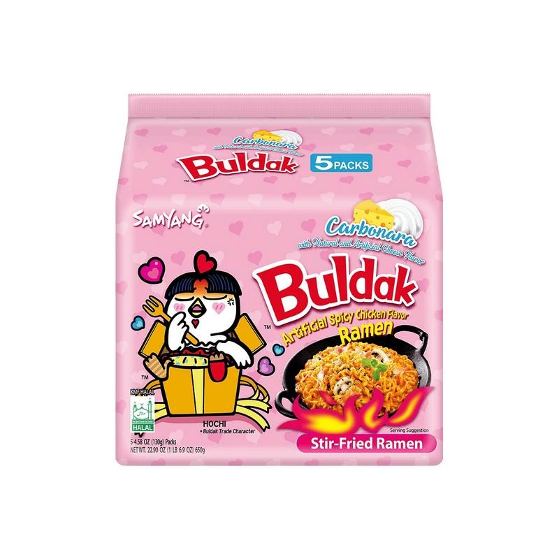 Picture of Ramen Carbonara hot chicken flavor noddles 5 pcs