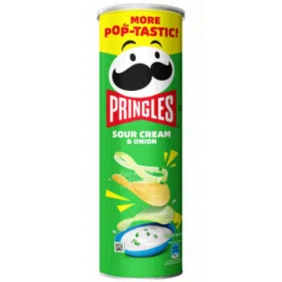 Picture of Pringles Sour Cream & Onion Potato Chips 134gm