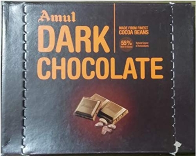 Picture of Amul Dark chocolate 20pcs box