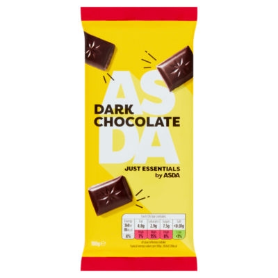 Picture of Asda Dark Chocolate - 100gm