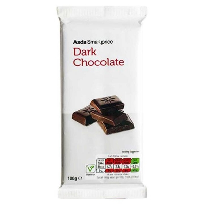 Picture of Asda Dark Chocolate - 100gm