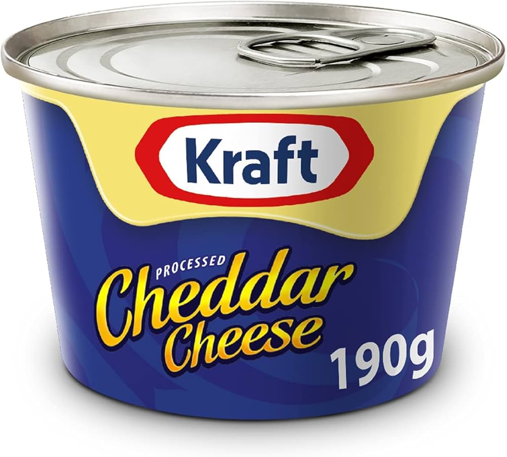 Picture of Kraft Processed Cheddar Cheese Tin - 190g