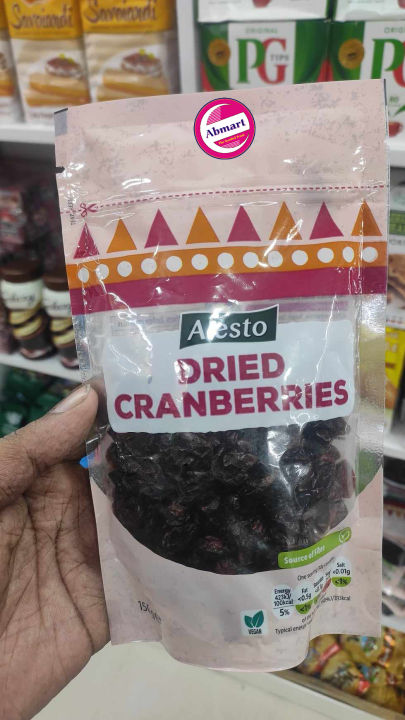 Picture of Alesto Dried Cranberries 150gm UK