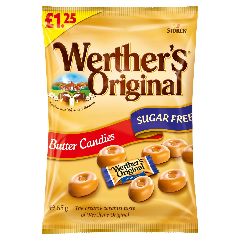 Picture of Werthers Original Sugar Free Butter Candies 80gm UK