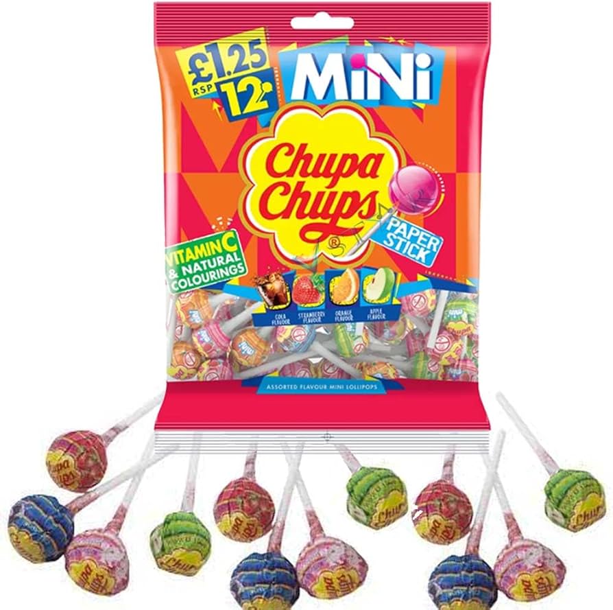 Picture of Chupa Chups Mini Lollipop 10pcs 60gm UK