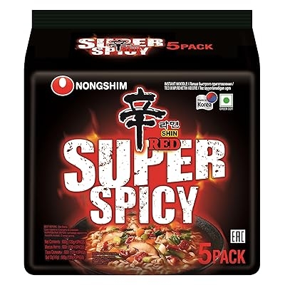 Picture of Nongshim Red Super Spicy Noodles 600gm