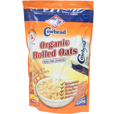 Picture of Cowhead Organic Rolled Baby Oats 500g