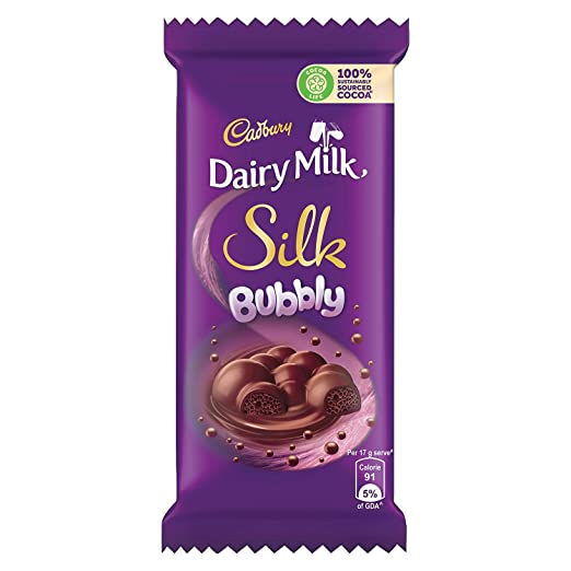 Picture of Dairy Milk Silk Bubbly Chocolate 50gm