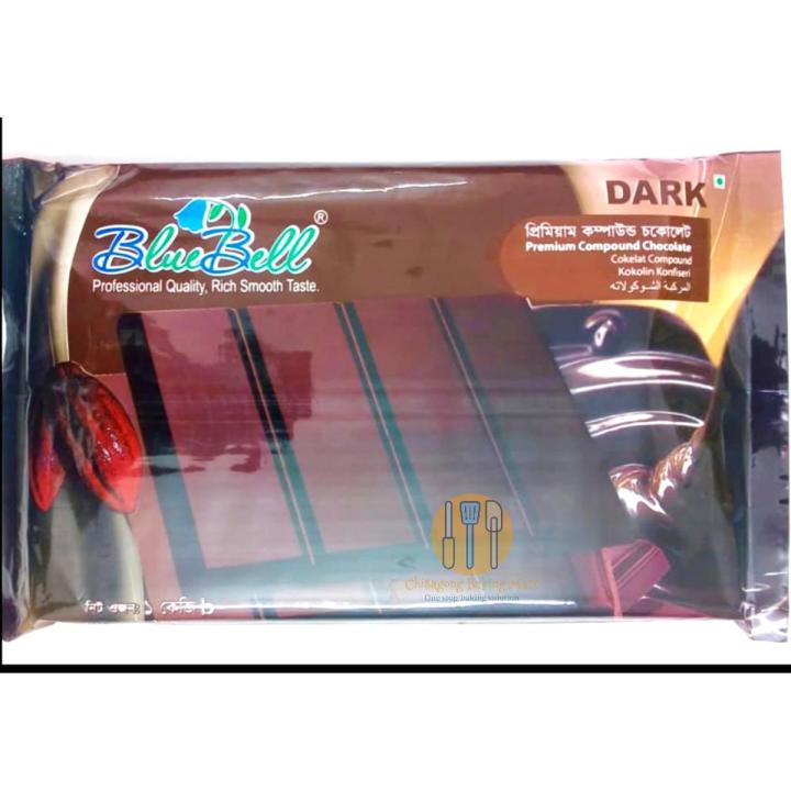 Picture of Bluebell Premium Compound Chocolate Bar (Dark) -1kg