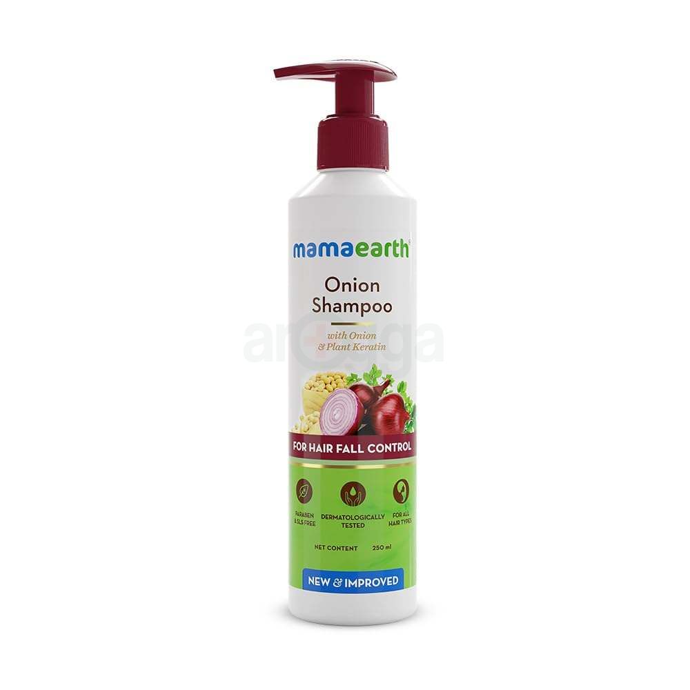 Picture of Mamaearth Onion Hair Fall Shampoo For Hair Growth & Hair Fall Control(250 Ml)