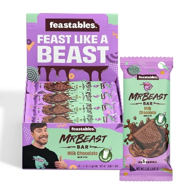 Picture of Feastables Mr Beast Milk Chocolate Bar (60g)