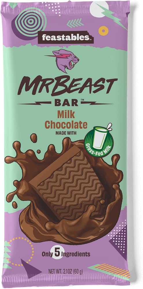 Picture of Feastables Mr Beast Milk Chocolate Bar (60g)