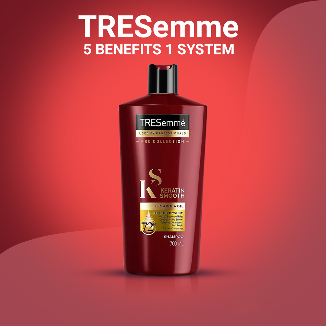 Picture of Tresemme Shampoo 700ml Keratin Smooth With Marula Oil Shampoo