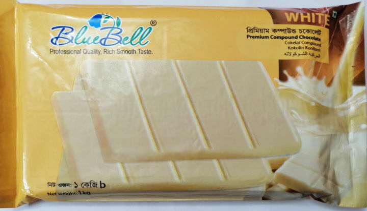 Picture of Blue Bell Premium White Compound Chocolate 1Kg