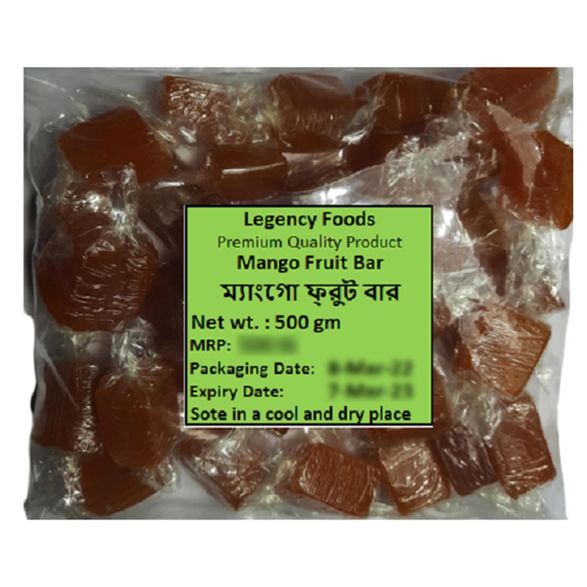 Picture of Indian Slice Mango Fruit Bar 500 Gm