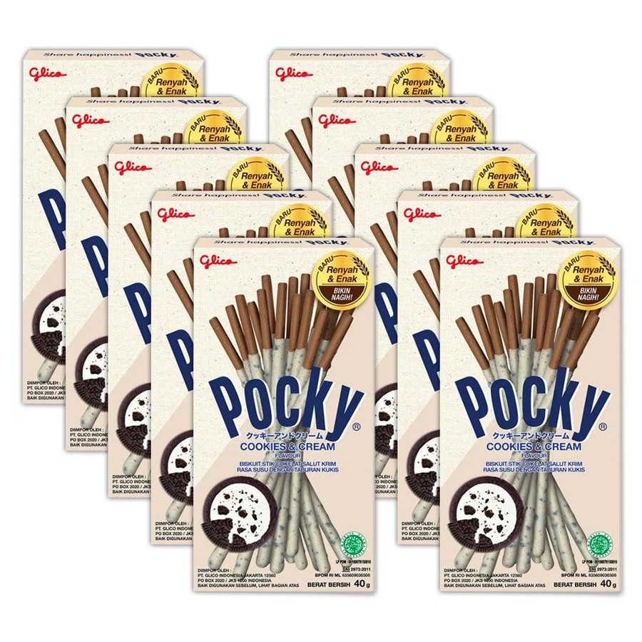 Picture of Pocky Cookies and Cream 40g