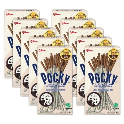 Picture of Pocky Cookies and Cream 40g