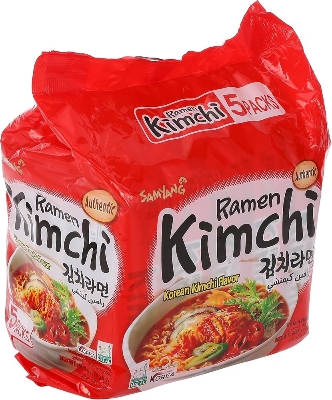 Picture of Ramen Kimchi Flavor Noodles - 5 In 1 Pack Korea