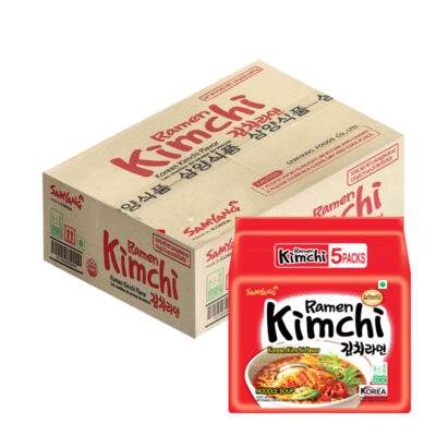 Picture of Ramen Kimchi Flavor Noodles - 5 In 1 Pack Korea