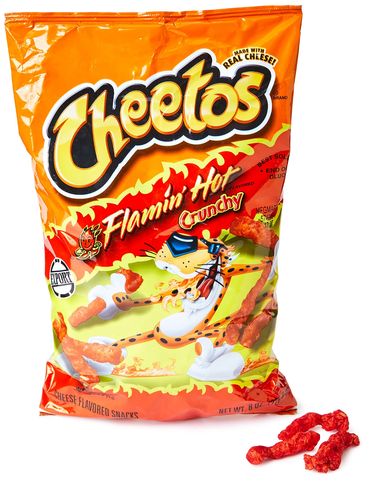 Picture of Frito-Lay Cheetos Flamin Hot Crunchy Pouch, 226.8g Usa