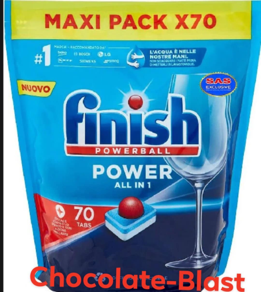 Picture of Finish Dishwasher Tablets  Powerball  All In one Deep Clean 70 pcs
