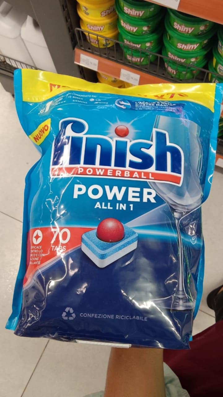 Picture of Finish Dishwasher Tablets  Powerball  All In one Deep Clean 70 pcs