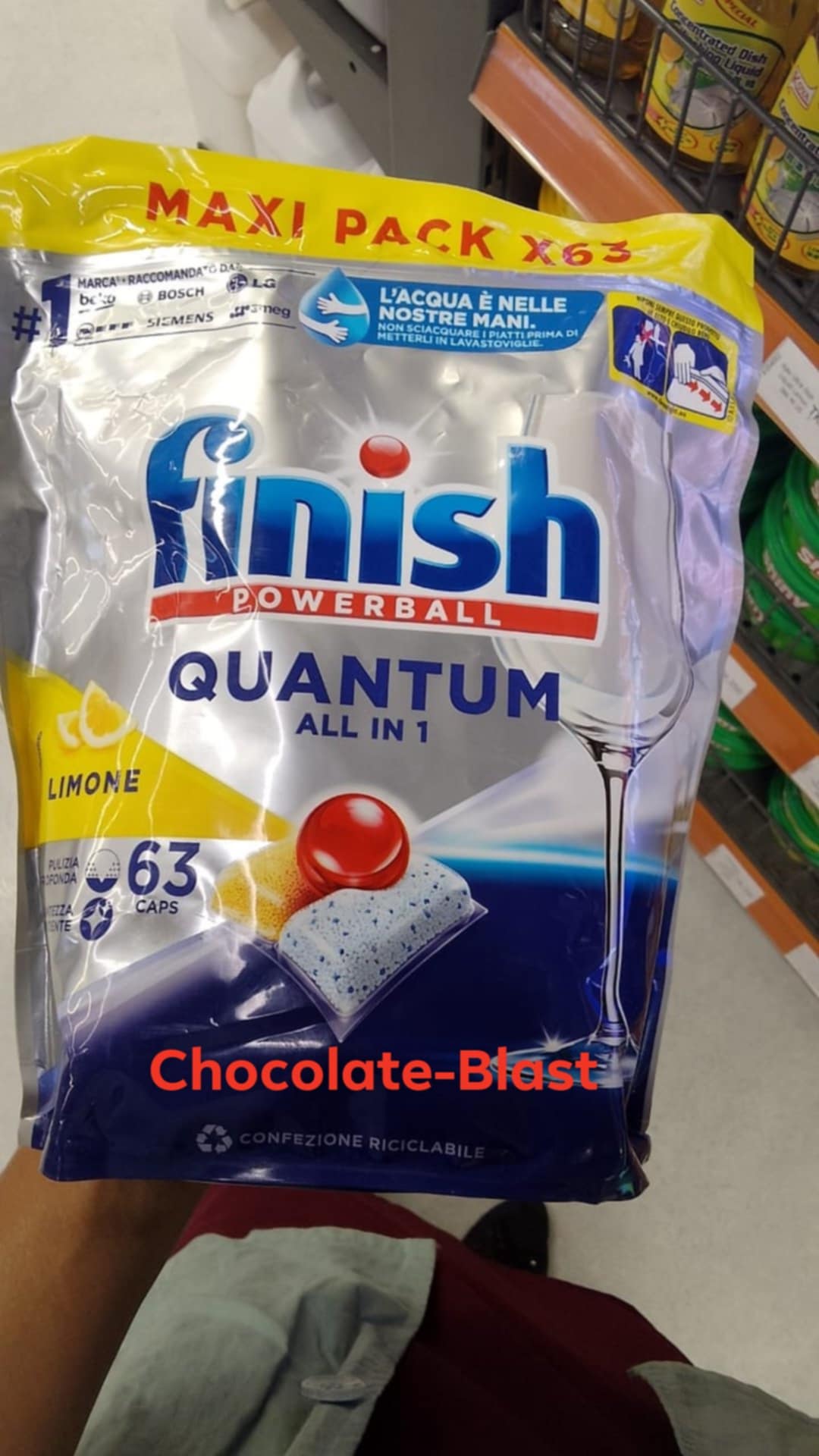 Picture of Finish Dishwasher Tablets Quantum All in one (63pcs)