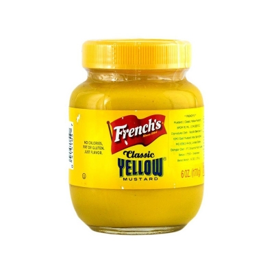 Picture of French's American Classic Yellow Squeezy Mustard Jar 170gm