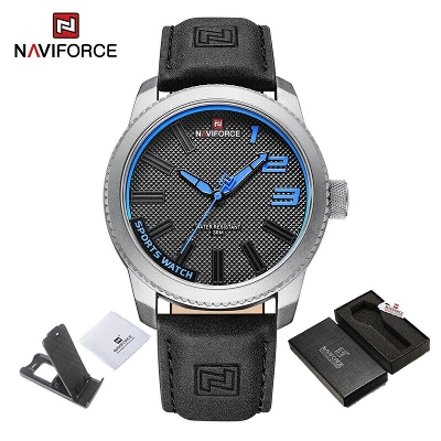 Picture of NAVIFORCE 9202 Casual  & Fashion Leather Watch for Men Style Wristwatches -Black Blue