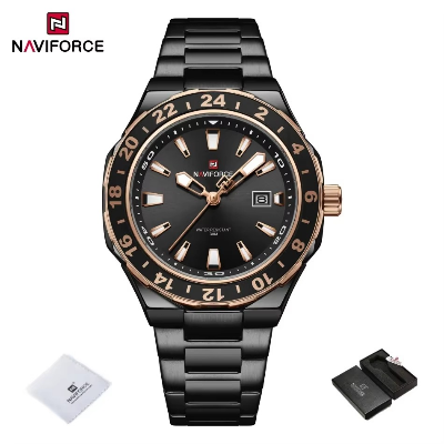 Picture of NAVIFORCE 9249 Watch Luminous Chronograph Calendar 9249 Fashion Men's Quartz Sports Waterproof Stainless Steel Watches for Man