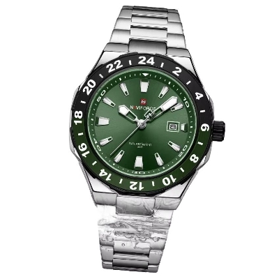 Picture of NAVIFORCE 9249 Watch Luminous Chronograph Calendar 9249 Fashion Men's Quartz Sports Waterproof Stainless Steel Watches for Man