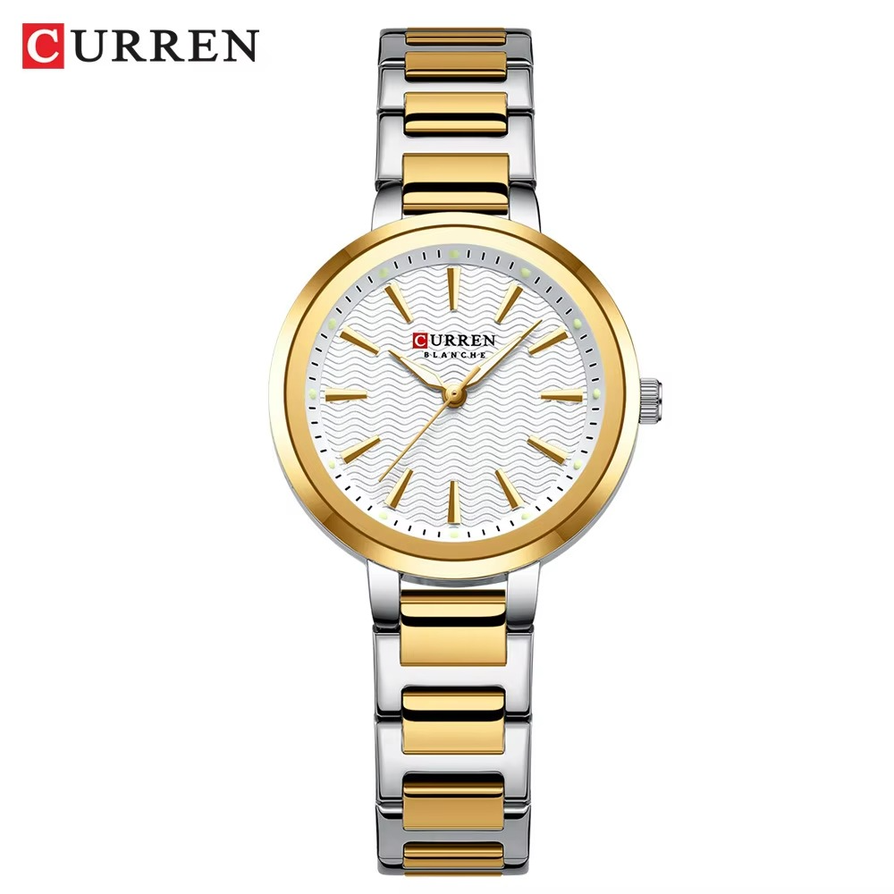 Picture of CURREN 9109 Luxury Fashion Mini Steel Quartz Watches For Women Thin Lady Hour Ladies Reloj Mujer Simple Women Round Watch Clock