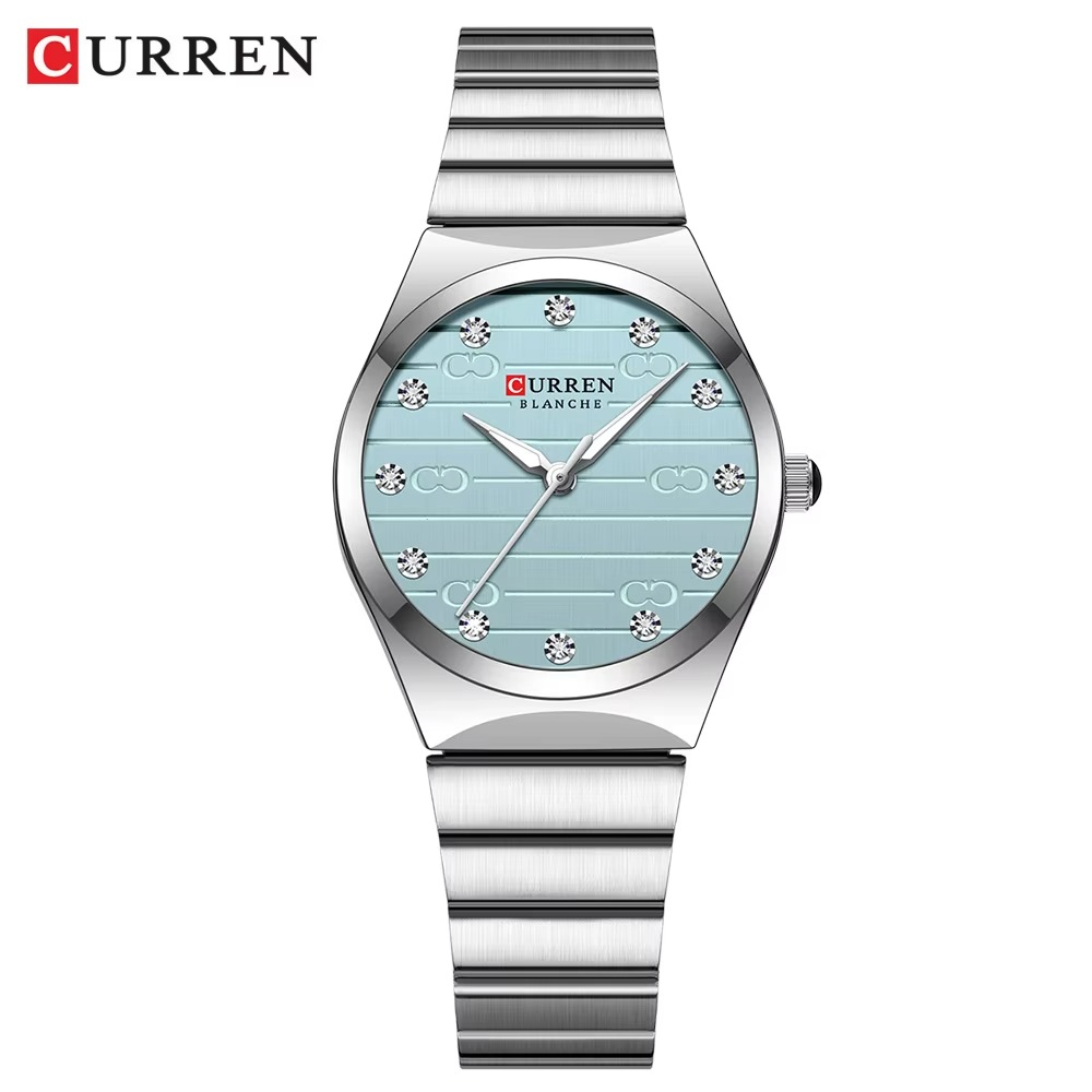 Picture of CURREN 9110 top brand watch for women Young luxury ladies watch Round Dial Stainless Steel reloj mujer