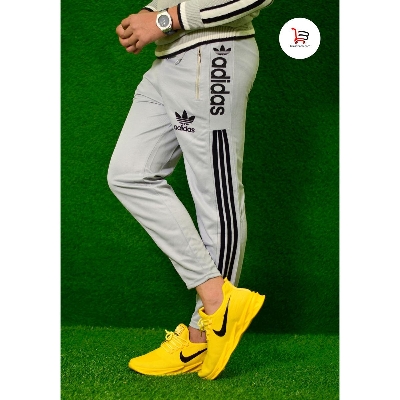 Picture of Grey and Black Color Com fortable Trouser for Men's