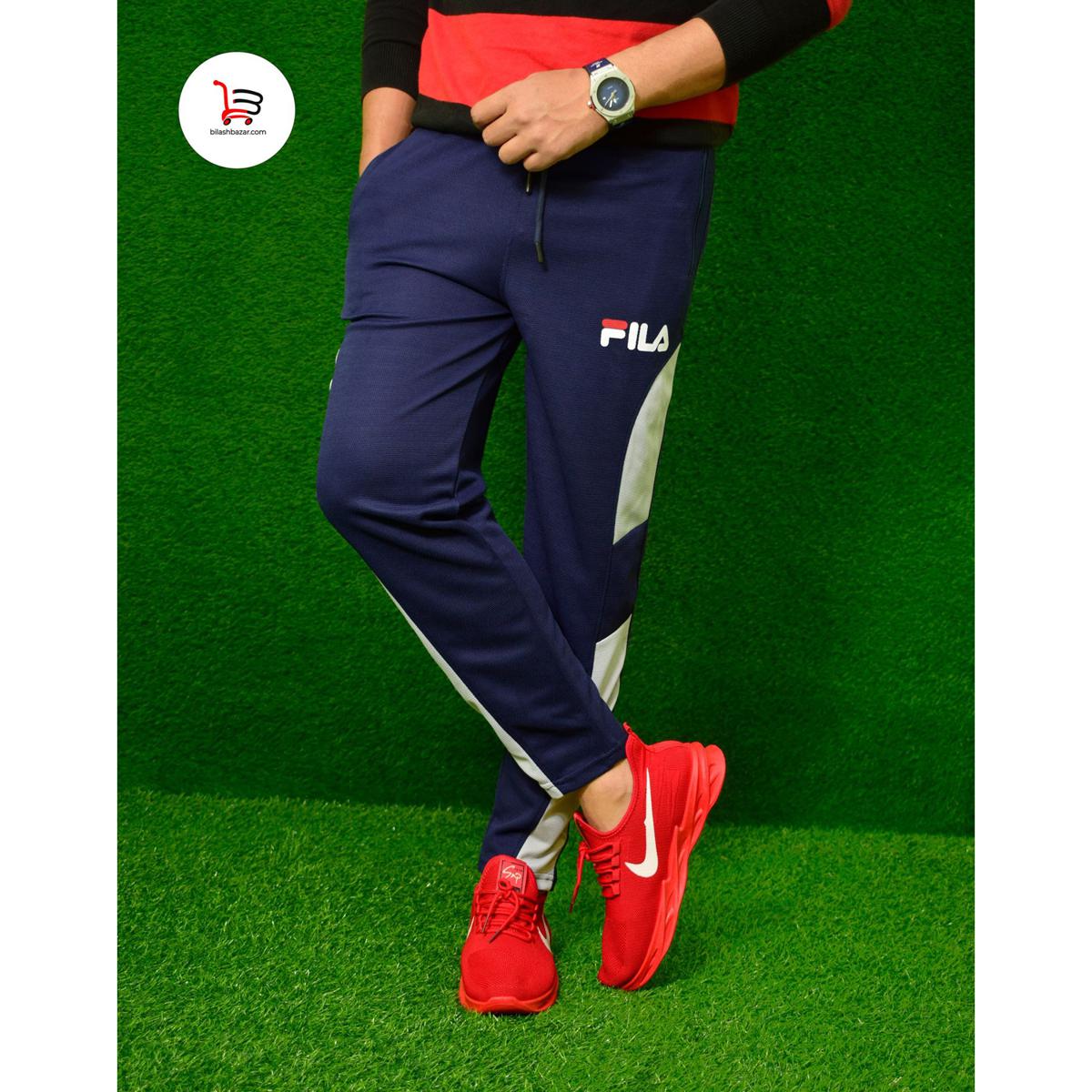 Picture of Stylish Navy Blue And Grey Color Comfortable Trouser for Men's
