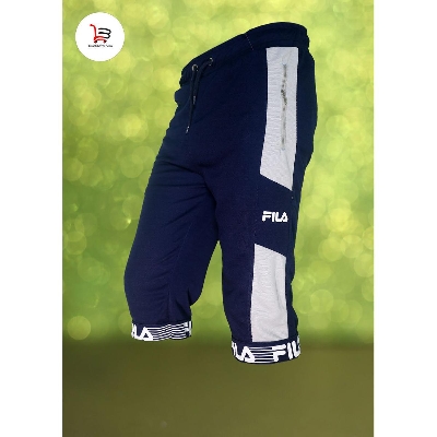 Picture of Stylish Navy Blue And Grey Color Comfortable Three Quarter Pant For Men's