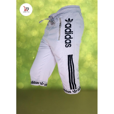 Picture of Stylish Grey And Black Color Comfortable Three Quarter Pant For Men's