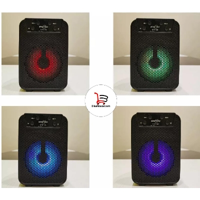 Picture of GTS 1345 Portable Rechargeable Wireless Bluetooth Speaker With FM Radio USB & SD Card Supported High Quality Sound & Extra Base