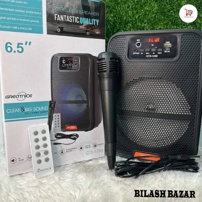 Picture of GTS 1286 Bluetooth rechargeable microphone system speaker