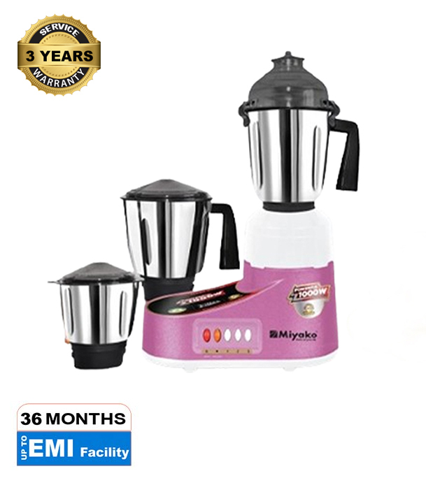 Picture of Miyako 1000W 3 in 1 Mixer Grinder Grace