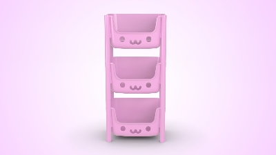 Picture of Kids Rack 3 Step Pink