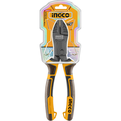 Picture of INGCO 8" (200mm) COMPOUND ACTION COMBINATION PLIER HCCP58200