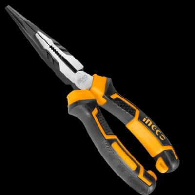Picture of INGCO 8" (200mm) High leverage LONG NOSE PLIER HHLNP28200